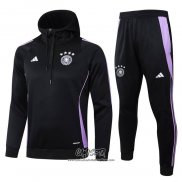 Chandal de Sudadera del Alemania 2024-2025 Nino Negro