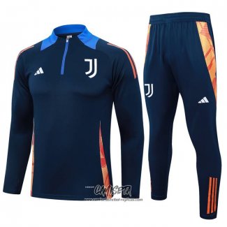 Chandal de Sudadera del Juventus 2024-2025 Nino Azul