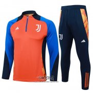 Chandal de Sudadera del Juventus 2024-2025 Nino Naranja