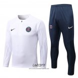 Chandal de Sudadera del Paris Saint-Germain 2022-2023 Blanco