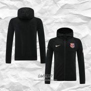 Chaqueta con Capucha del Barcelona 2024-2025 Negro