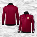 Chaqueta del Manchester United 2024-2025 Rojo Oscuro