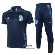 Conjunto Polo del Italia 2024-2025 Azul