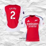 Primera Camiseta Arsenal Jugador Saliba 2024-2025