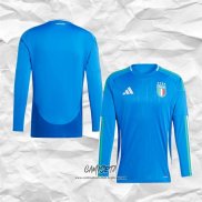 Primera Camiseta Italia 2024-2025 Manga Larga