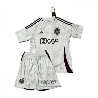 Tercera Camiseta Ajax 2024-2025 Nino