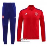 Chandal de Chaqueta del Arsenal 2024-2025 Rojo