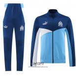 Chandal de Chaqueta del Olympique Marsella 2024-2025 Azul