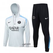 Chandal de Sudadera del Paris Saint-Germain 2024-2025 Gris