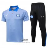 Conjunto Polo del Inter Milan 2024-2025 Azul