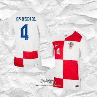 Primera Camiseta Croacia Jugador Gvardiol 2024