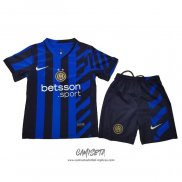 Primera Camiseta Inter Milan 2024-2025 Nino