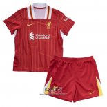 Primera Camiseta Liverpool 2024-2025 Nino