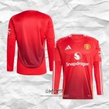 Primera Camiseta Manchester United 2024-2025 Manga Larga