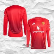 Primera Camiseta Manchester United 2024-2025 Manga Larga