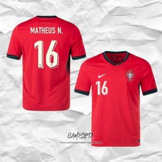 Primera Camiseta Portugal Jugador Matheus N. 2024