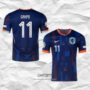 Segunda Camiseta Paises Bajos Jugador Gakpo 2024