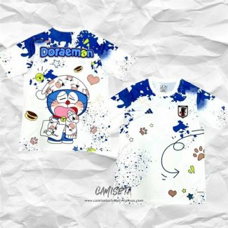 Camiseta Japon Anime Doraemon 2024-2025 Blanco Tailandia