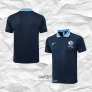 Camiseta Polo del Chelsea 2024-2025 Azul