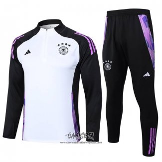 Chandal de Sudadera del Alemania 2024-2025 Blanco