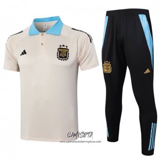 Conjunto Polo del Argentina 2024-2025 Amarillo