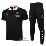 Conjunto Polo del Paris Saint-Germain Jordan 2024-2025 Negro