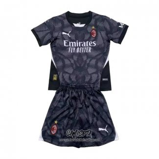 Primera Camiseta AC Milan Portero 2024-2025 Nino