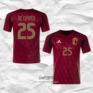 Primera Camiseta Belgica Jugador De Cuyper 2024