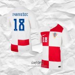 Primera Camiseta Croacia Jugador Ivanusec 2024