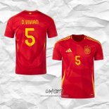 Primera Camiseta Espana Jugador D.Vivian 2024