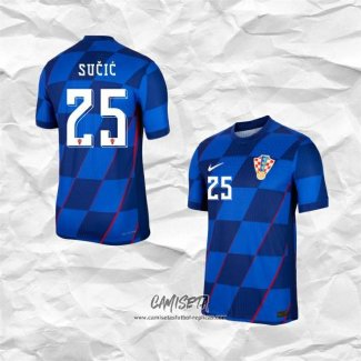 Segunda Camiseta Croacia Jugador Sucic 2024