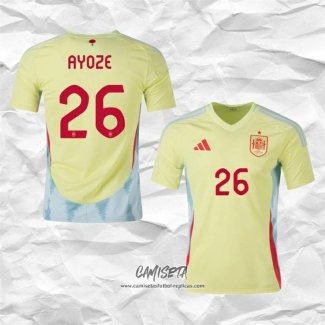 Segunda Camiseta Espana Jugador Ayoze 2024