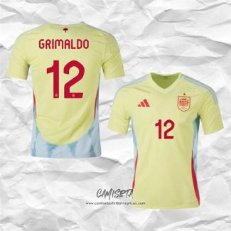 Segunda Camiseta Espana Jugador Grimaldo 2024