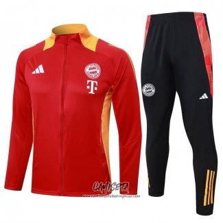 Chandal de Chaqueta del Bayern Munich 2024-2025 Nino Rojo Amarillo