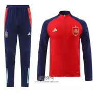 Chandal de Chaqueta del Espana 2024-2025 Rojo