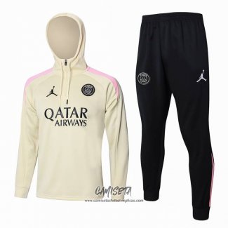 Chandal de Sudadera del Paris Saint-Germain 2024-2025 Amarillo