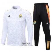 Chandal de Sudadera del Real Madrid 2024-2025 Blanco