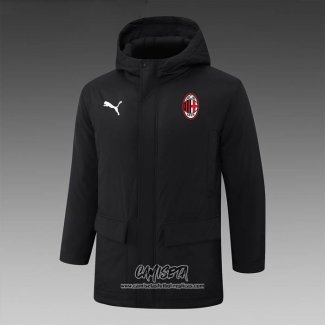 Chaqueta Invierno del AC Milan 2024-2025 Negro