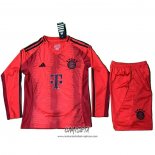 Primera Camiseta Bayern Munich 2024-2025 Nino Manga Larga