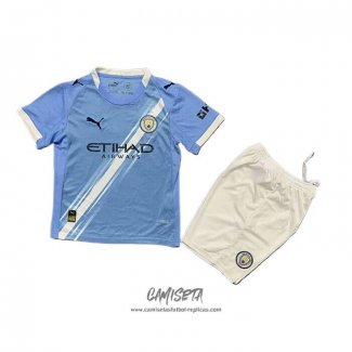 Primera Camiseta Manchester City 2025-2026 Nino