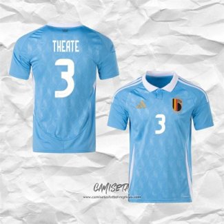 Segunda Camiseta Belgica Jugador Theate 2024