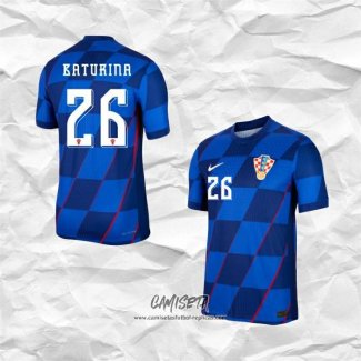 Segunda Camiseta Croacia Jugador Baturina 2024