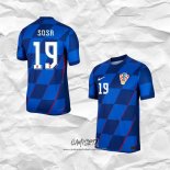 Segunda Camiseta Croacia Jugador Sosa 2024