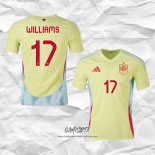 Segunda Camiseta Espana Jugador Williams 2024