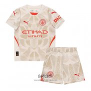 Tercera Camiseta Manchester City Portero 2024-2025 Nino