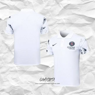 Camiseta Polo del Paris Saint-Germain 2024-2025 Blanco