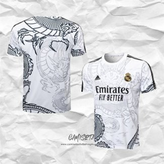 Camiseta de Entrenamiento Real Madrid Dragon 2024-2025 Blanco