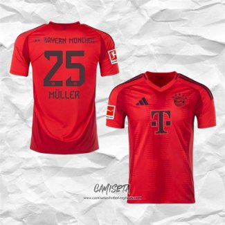 Primera Camiseta Bayern Munich Jugador Muller 2024-2025