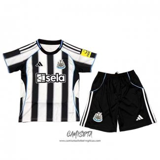 Primera Camiseta Newcastle United 2025-2026 Nino