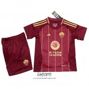 Primera Camiseta Roma 2024-2025 Nino